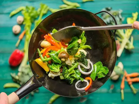 Cooked vegetables